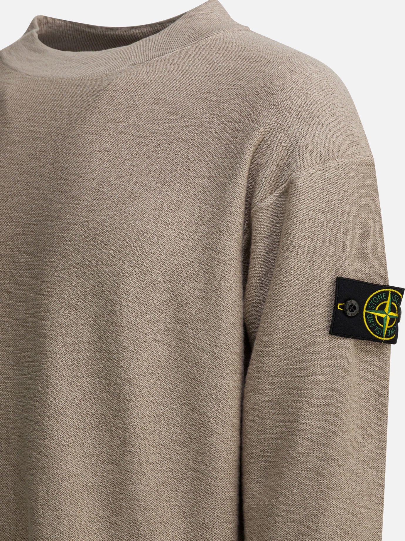 Felpe girocollo Logo  Beige - Stone Island Uomo | PDP | VIETTI Online Store | Zoom-Modal_4
