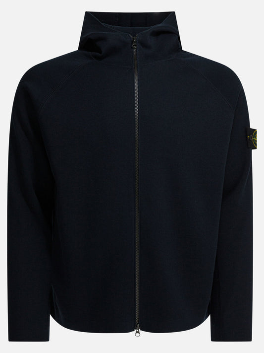 Felpe con zip Logo  Blu - Stone Island Uomo | VIETTI Online Store 
