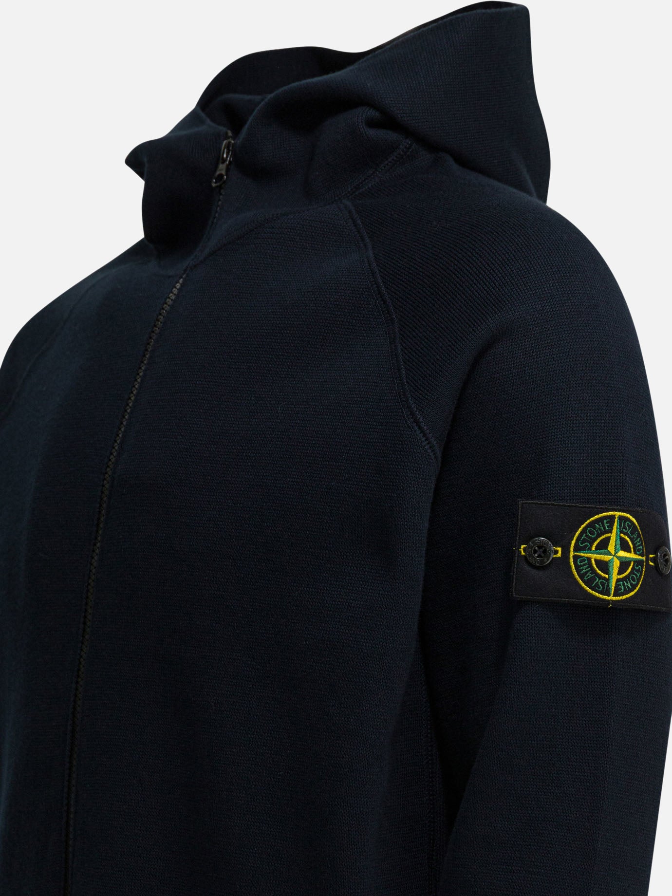 Felpe con zip Logo  Blu - Stone Island Uomo | PDP | VIETTI Online Store | Zoom-Modal_4

