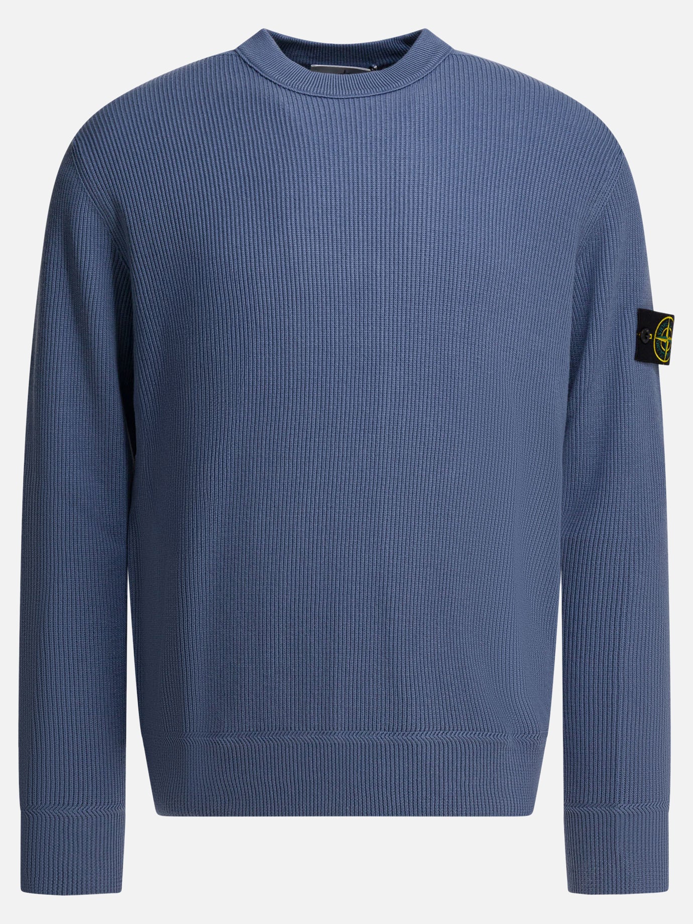 Crewneck sweaters Logo  Blue - Stone Island Men | PDP | VIETTI Online Store | thumbnail