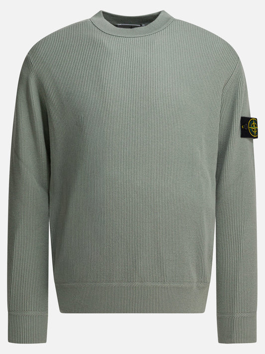 Crewneck sweaters Logo  Green - Stone Island Men | PLP | VIETTI Online Store 

