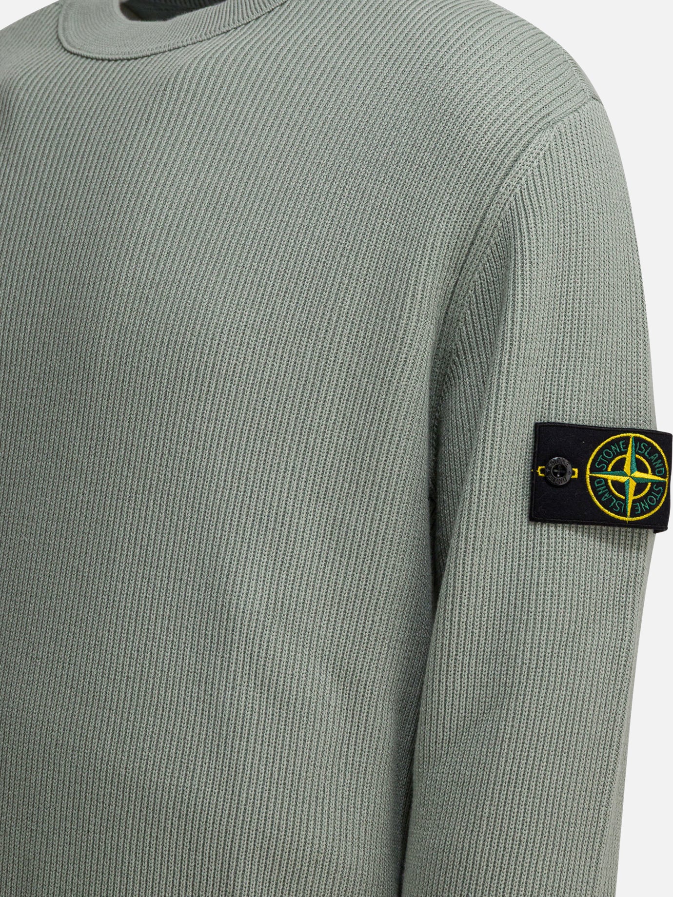 Crewneck sweaters Logo  Green - Stone Island Men | PDP | VIETTI Online Store | Zoom-Modal_4
