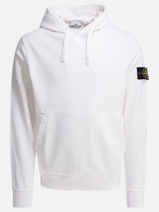 Felpe con cappuccio Logo  Bianco - Stone Island Uomo | PDP | VIETTI Online Store 
