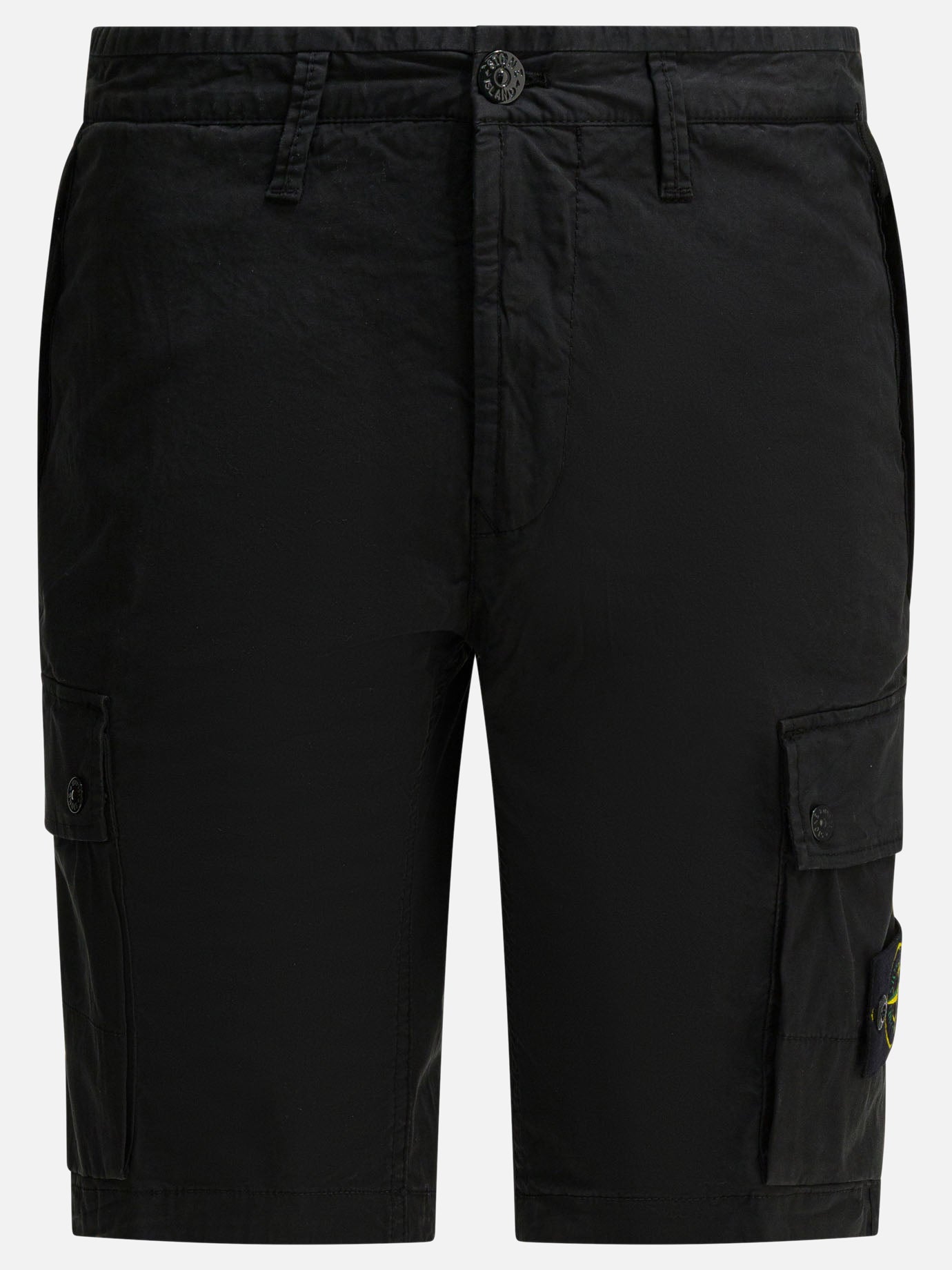 Short cargo Logo  Nero - Stone Island Uomo | PDP | VIETTI Online Store | thumbnail