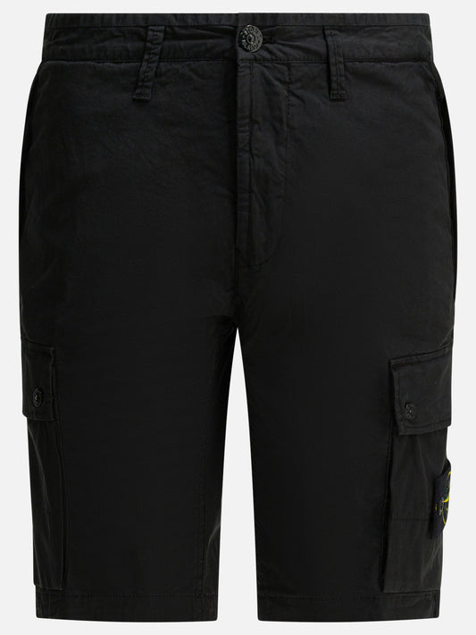 Short cargo Logo  Nero - Stone Island Uomo | PDP | VIETTI Online Store 
