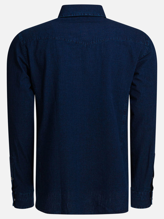 Camicie casual Solid colour  Blu - Tom Ford Uomo | VIETTI Online Store | 2
