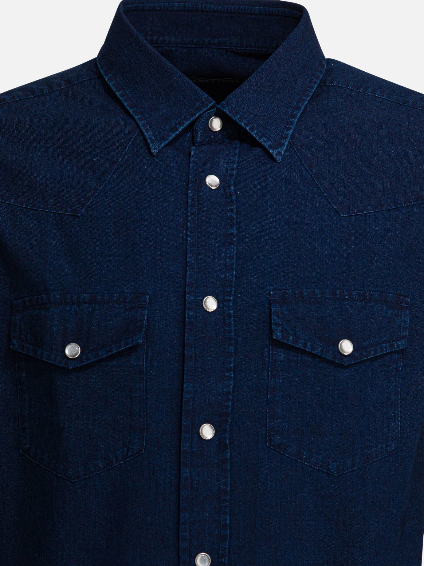 Camicie casual Solid colour  Blu - Tom Ford Uomo | PDP | VIETTI Online Store | Zoom-Modal_3
