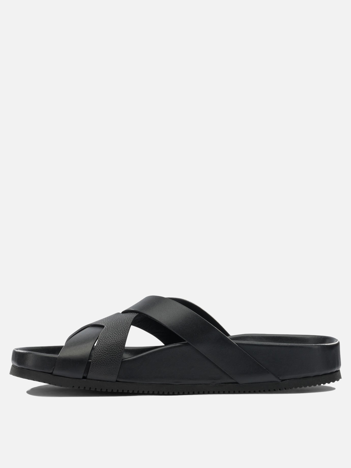 Slides 100% leather - 100% rubber  Nero - Tom Ford Uomo | PDP | VIETTI Online Store | thumbnail_3