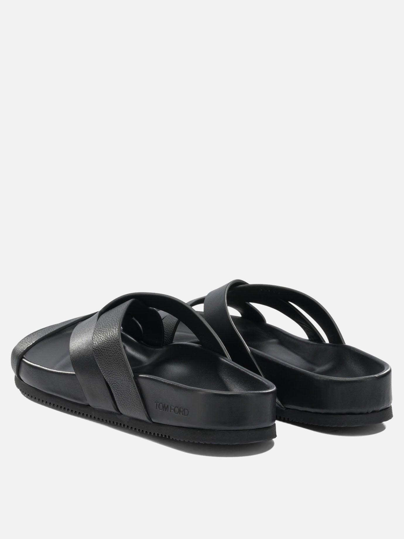 Slides 100% leather - 100% rubber  Nero - Tom Ford Uomo | PDP | VIETTI Online Store | Zoom-Modal_4
