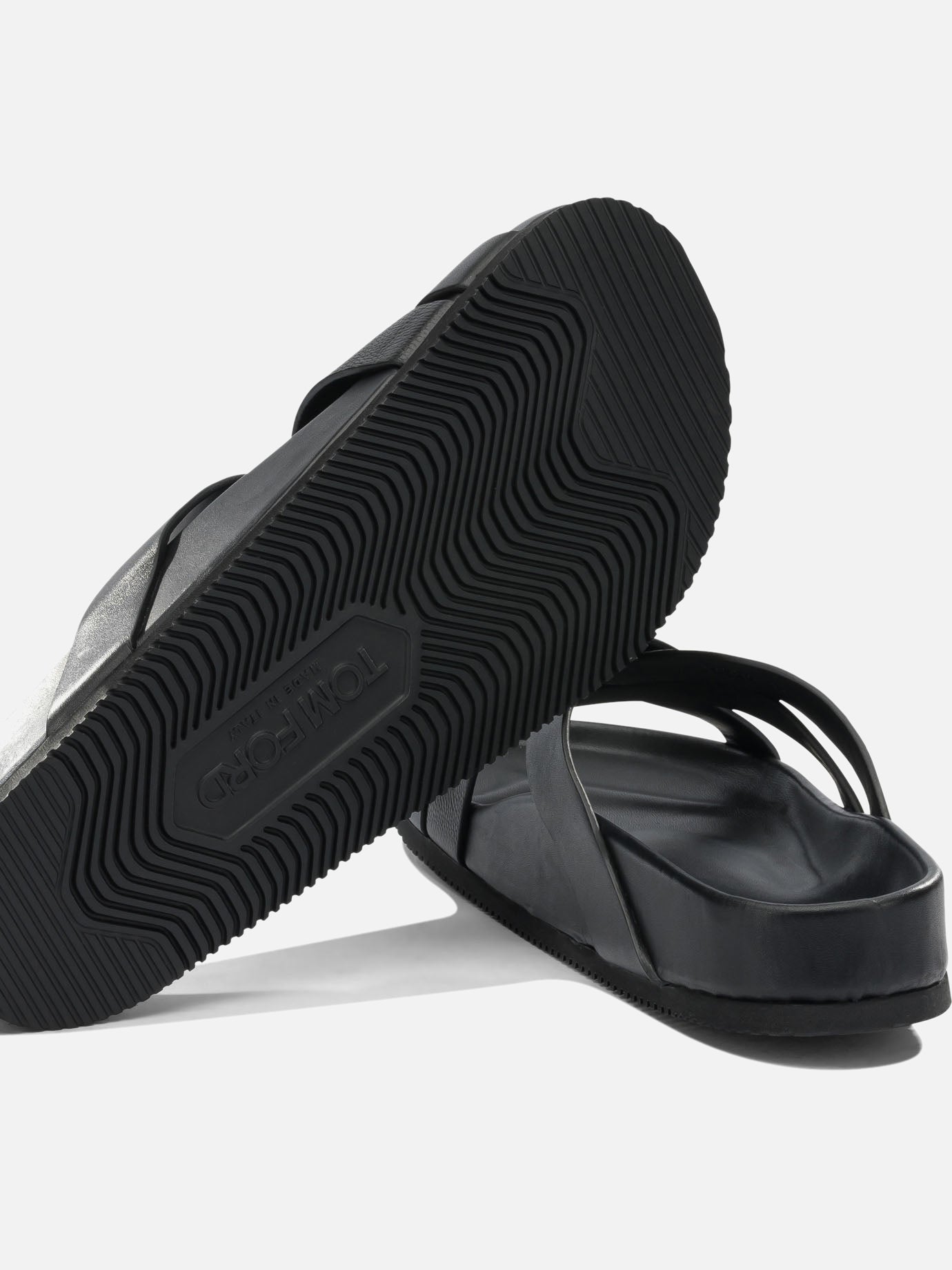 Slides 100% leather - 100% rubber  Nero - Tom Ford Uomo | PDP | VIETTI Online Store | Zoom-Modal_5
