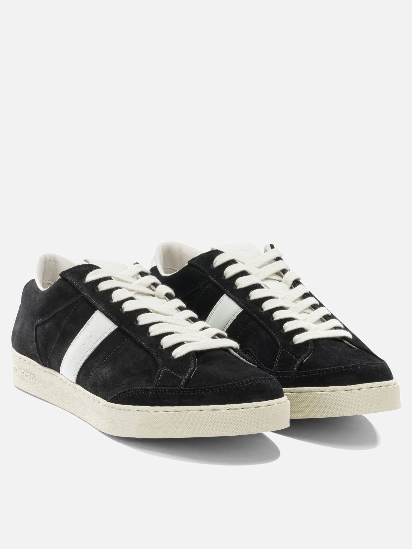 Sneaker basse 100% suede - 100% rubber  Nero - Tom Ford Uomo | PDP | VIETTI Online Store | Zoom-Modal_2
