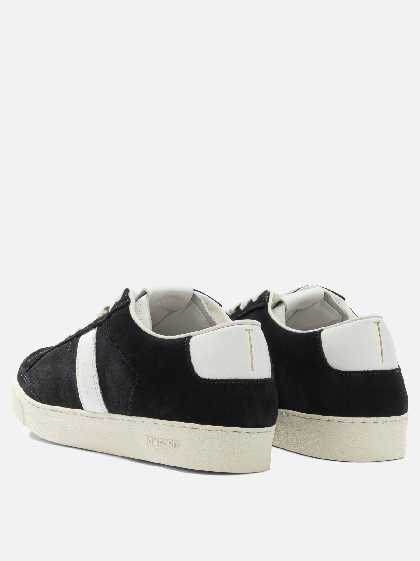 Sneaker basse 100% suede - 100% rubber  Nero - Tom Ford Uomo | PDP | VIETTI Online Store | Zoom-Modal_4

