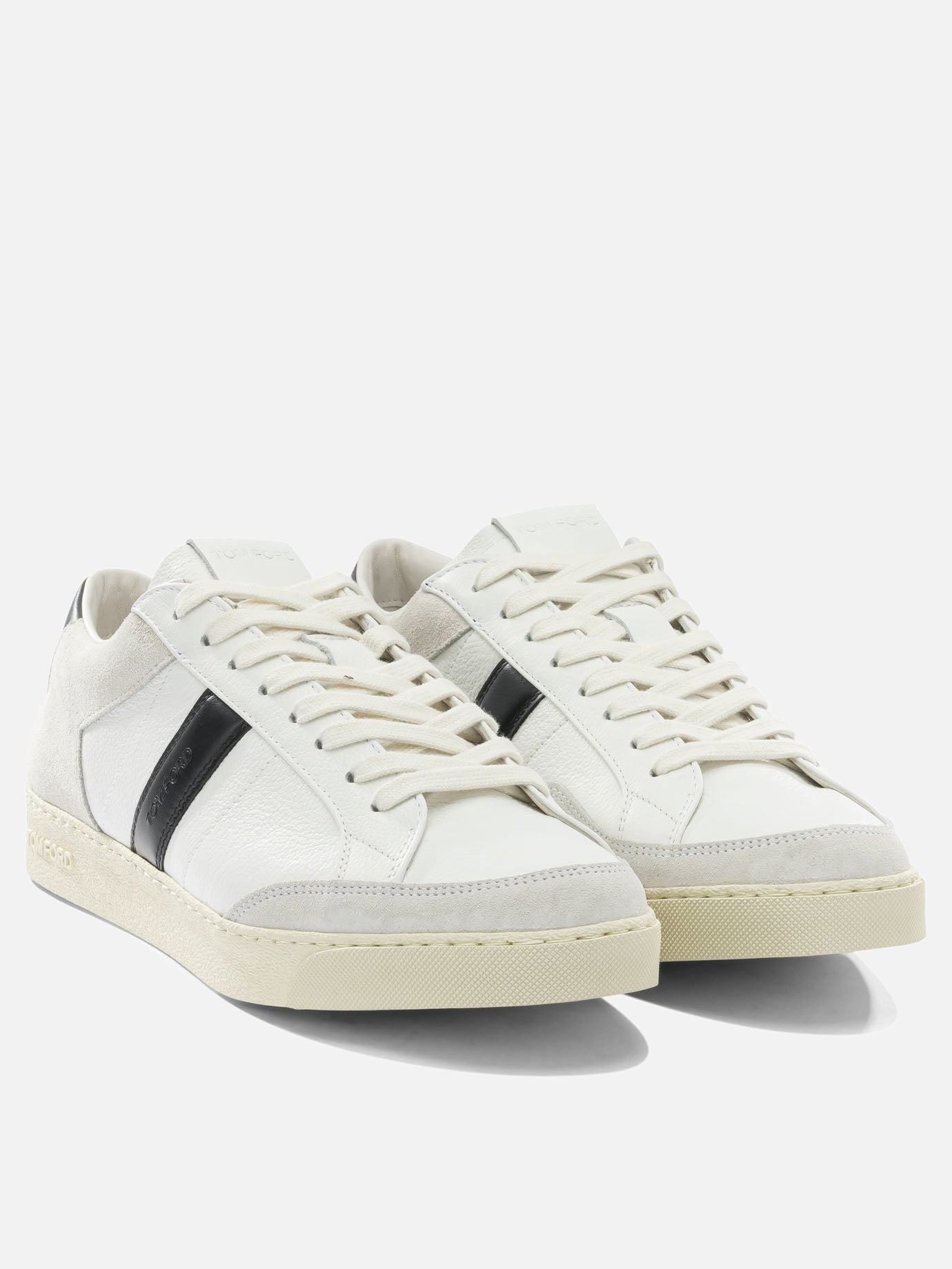Sneaker basse 100% leather - 100% rubber  Bianco - Tom Ford Uomo | PDP | VIETTI Online Store | Zoom-Modal_2
