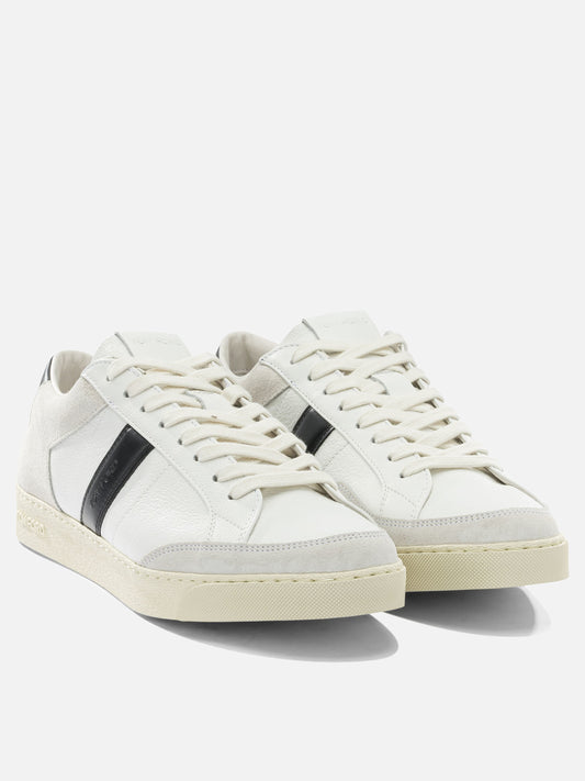 Sneaker basse 100% leather - 100% rubber  Bianco - Tom Ford Uomo | PDP | VIETTI Online Store | 2
