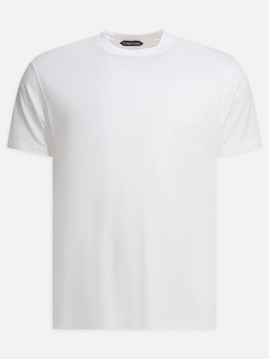 T-shirt girocollo Solid colour  Bianco - Tom Ford Uomo | PDP | VIETTI Online Store 
