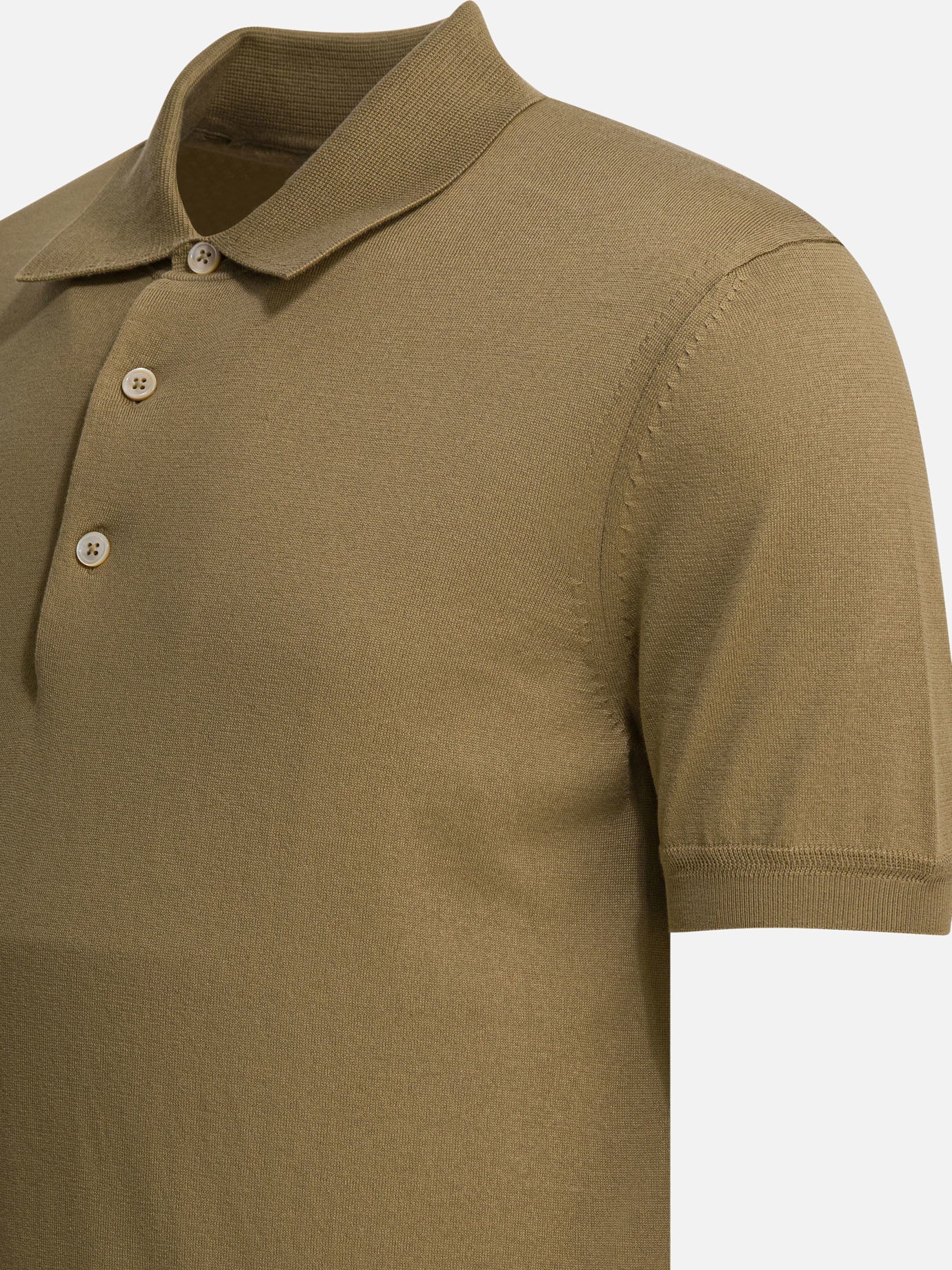 Polo con bottoni Solid colour  Beige - Tom Ford Uomo | PDP | VIETTI Online Store | Zoom-Modal_4
