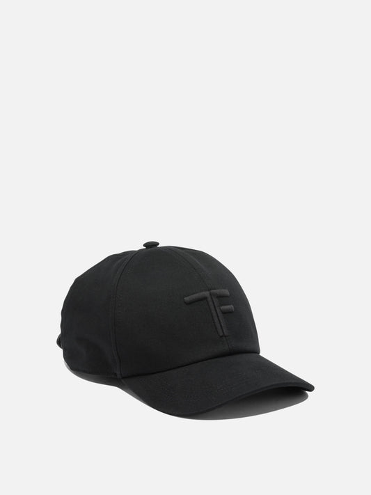 Cappelli da baseball 100% cotton - Other fabric: 100% calf leather  Nero - Tom Ford Uomo | PLP | VIETTI Online Store | 2
