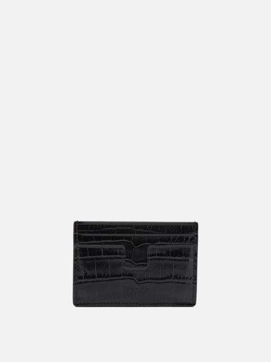 Portacarte 100% calf leather - 100 sheep leather  Marrone - Tom Ford Uomo | PDP | VIETTI Online Store 
