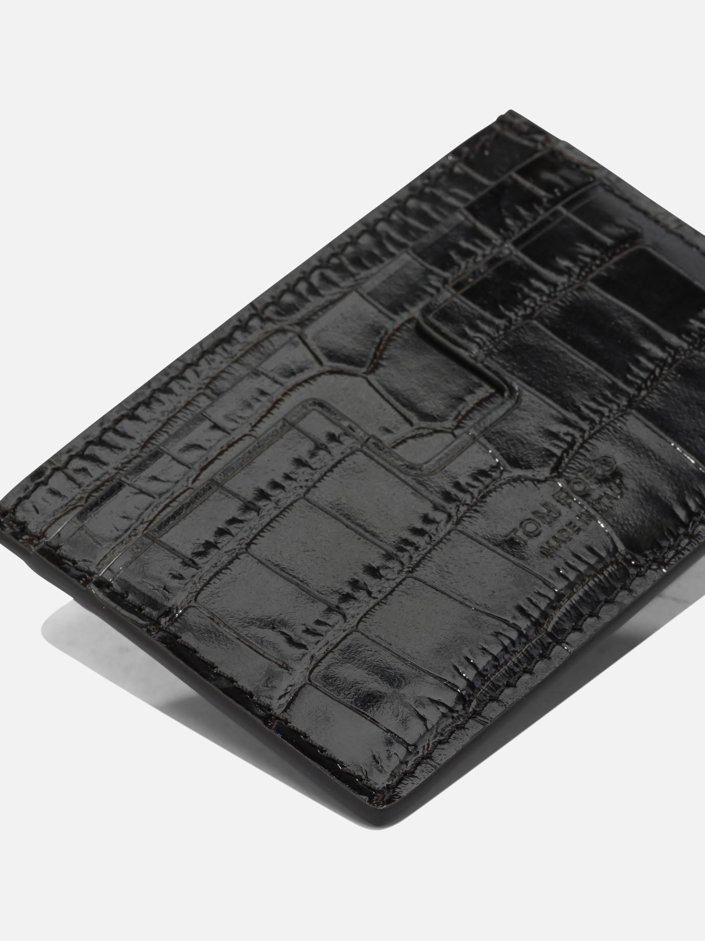 Portacarte 100% calf leather - 100 sheep leather  Marrone - Tom Ford Uomo | PDP | VIETTI Online Store | Zoom-Modal_4
