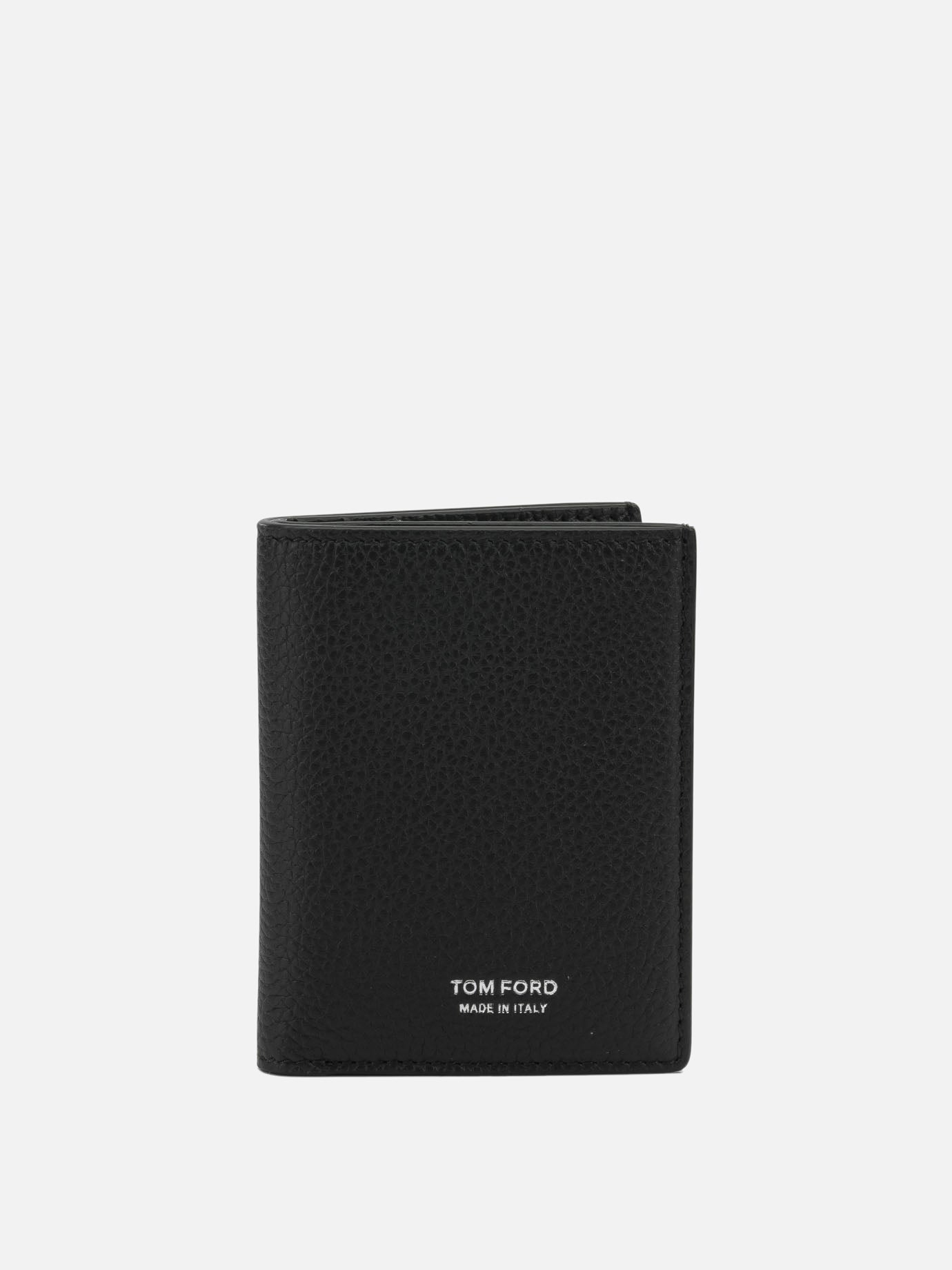 Portacarte 100% calf leather  Nero - Tom Ford Uomo | PDP | VIETTI Online Store | Zoom-Modal
