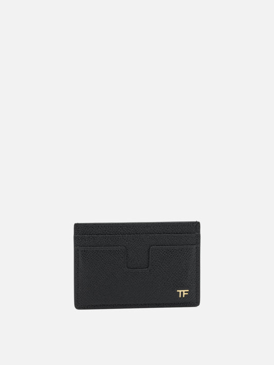 Portacarte 100% calf leather  Nero - Tom Ford Uomo | PLP | VIETTI Online Store 
