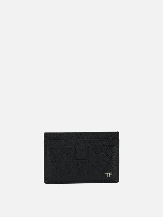 Portacarte 100% calf leather  Nero - Tom Ford Uomo | PLP | VIETTI Online Store 
