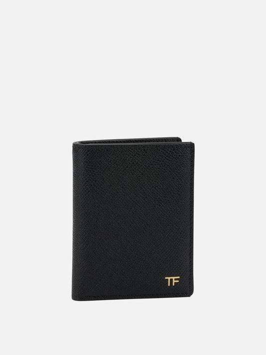 Portacarte 100% calf leather  Nero - Tom Ford Uomo | PLP | VIETTI Online Store 
