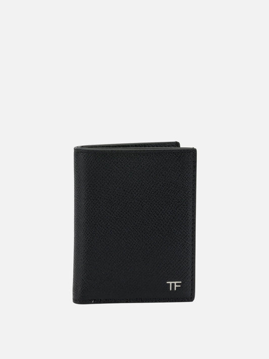 Portacarte 100% calf leather  Nero - Tom Ford Uomo | PLP | VIETTI Online Store 
