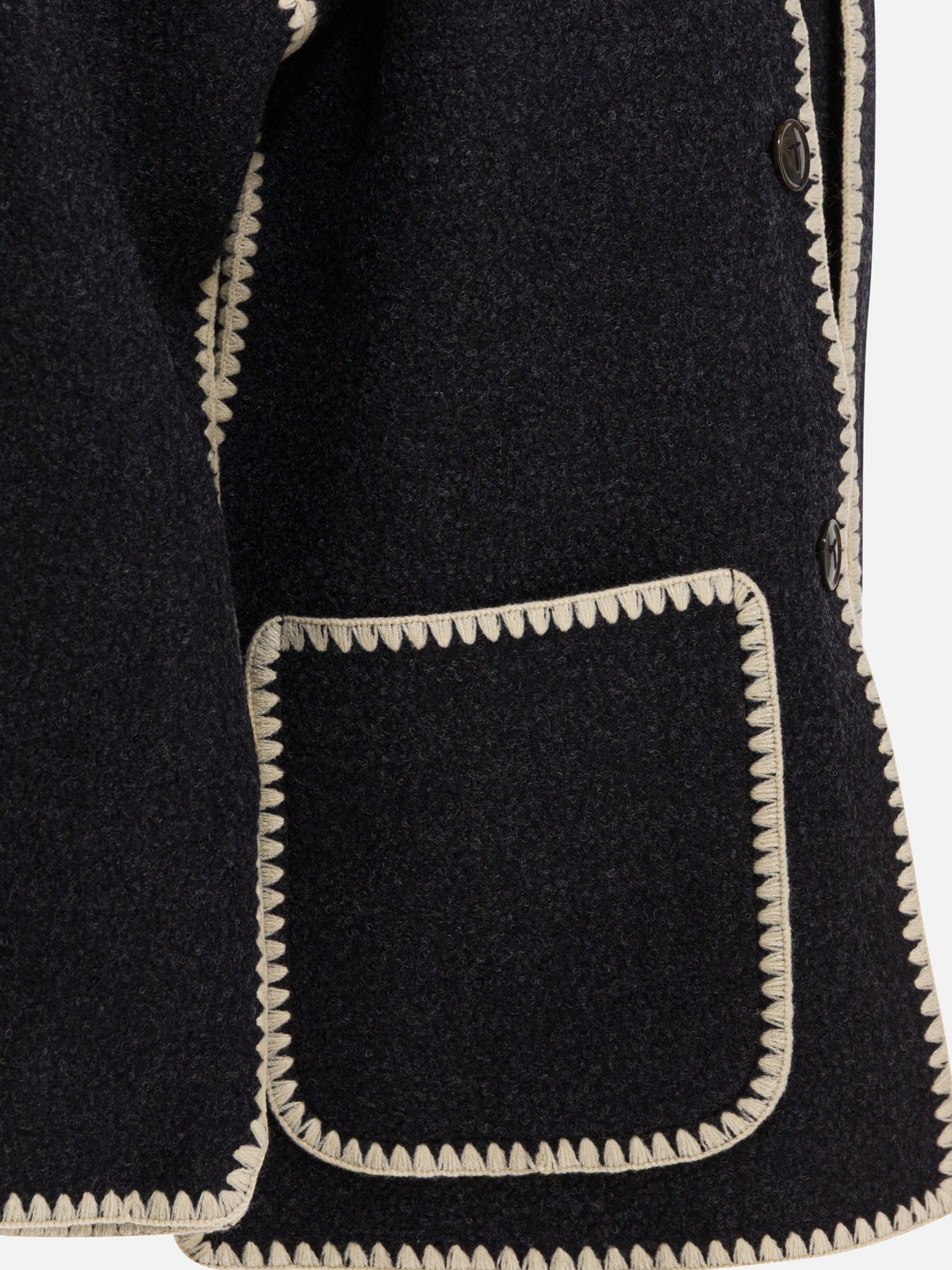 Cappotti corti Solid colour  Grigio - Toteme Donna | PDP | VIETTI Online Store | thumbnail_4