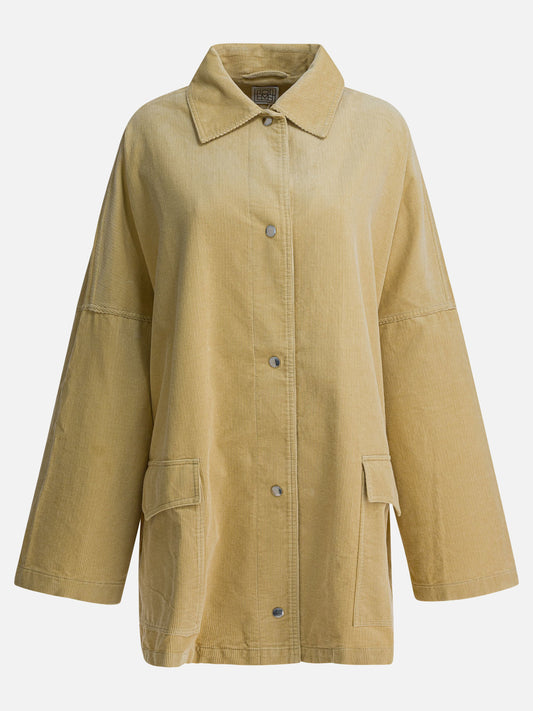 Giacche overshirt Solid colour  Beige - Toteme Donna | PDP | VIETTI Online Store 
