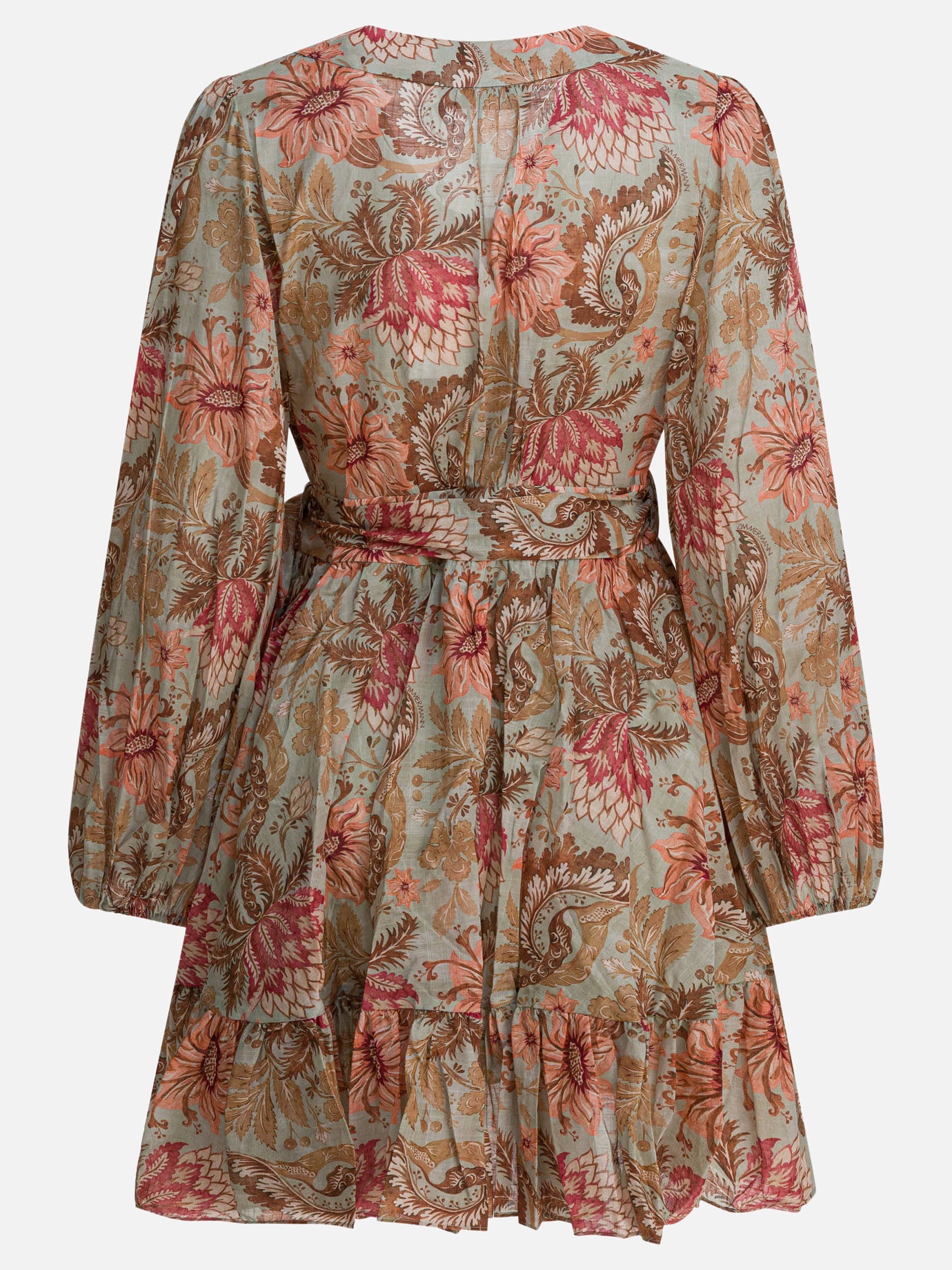Mini dresses Floral  Green - Zimmermann Women | PDP | VIETTI Online Store | Zoom-Modal_2
