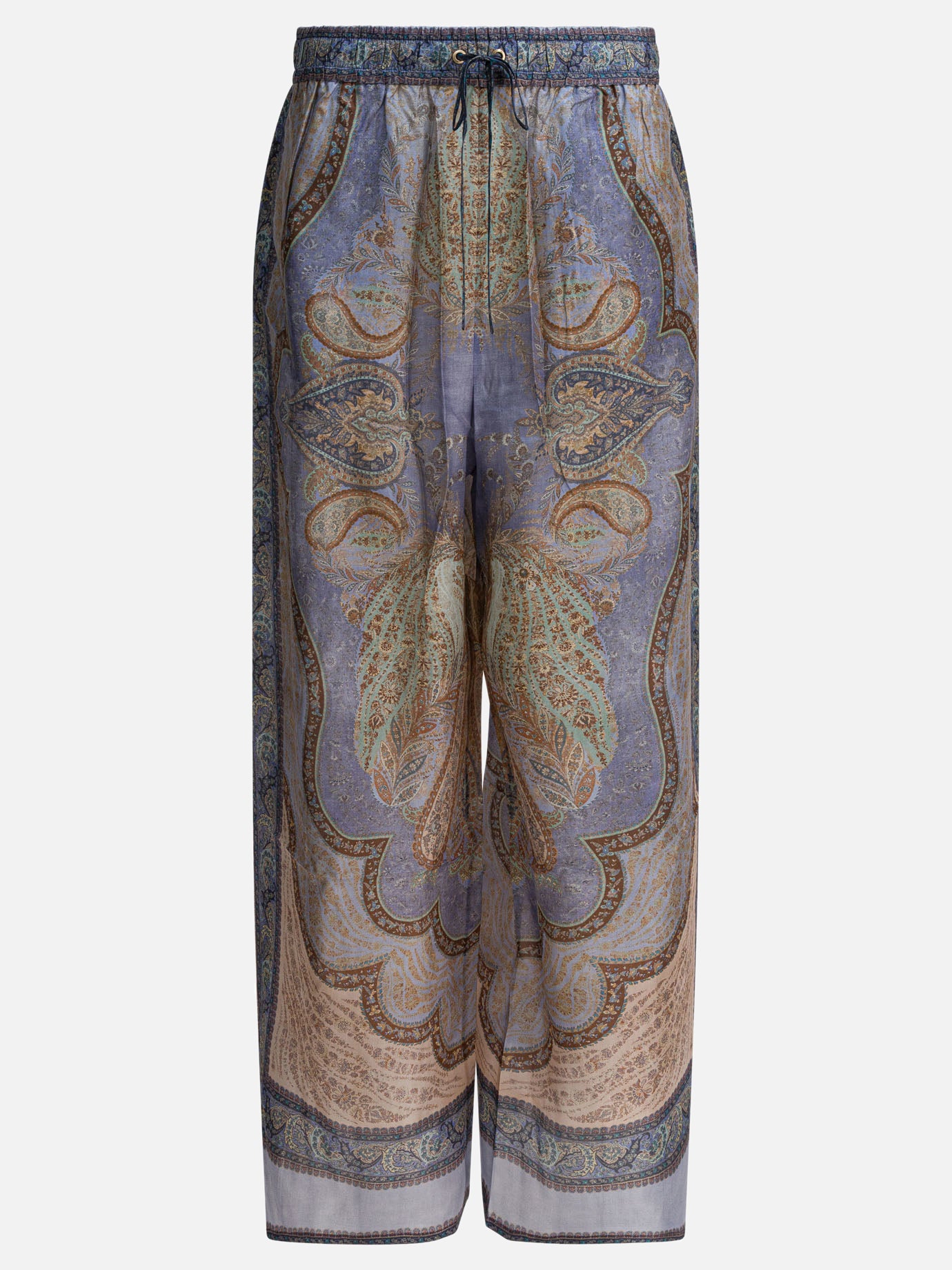 Leisure trousers Paisley  Light blue - Zimmermann Women | PDP | VIETTI Online Store | Zoom-Modal
