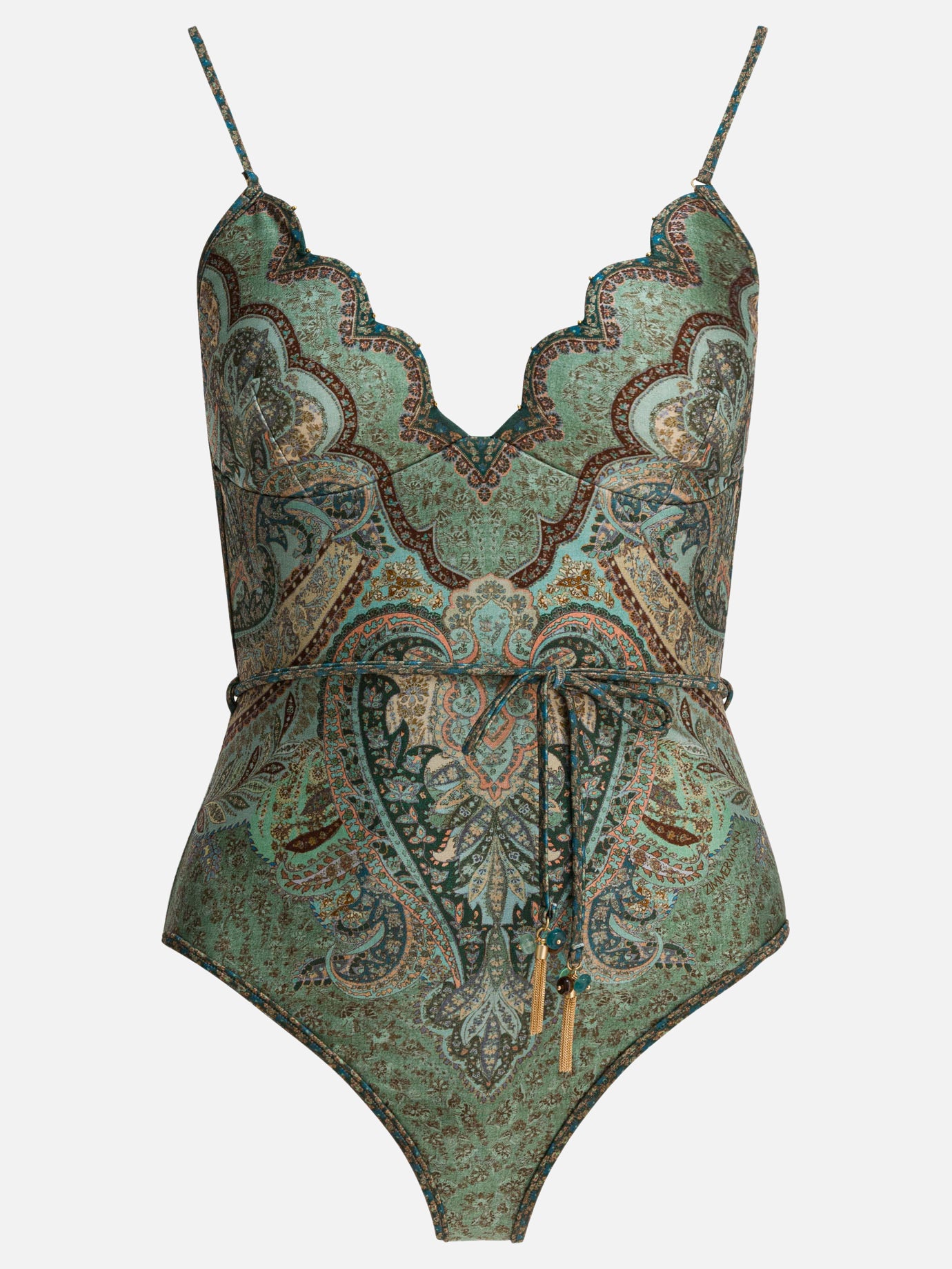 Swimsuits Paisley  Green - Zimmermann Women | PDP | VIETTI Online Store | Zoom-Modal
