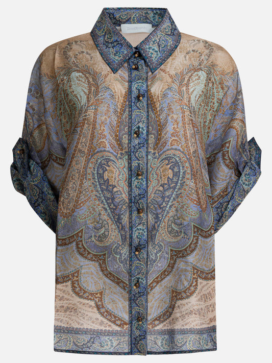 Camicie casual Paisley  Azzurro - Zimmermann Donna | PLP | VIETTI Online Store 
