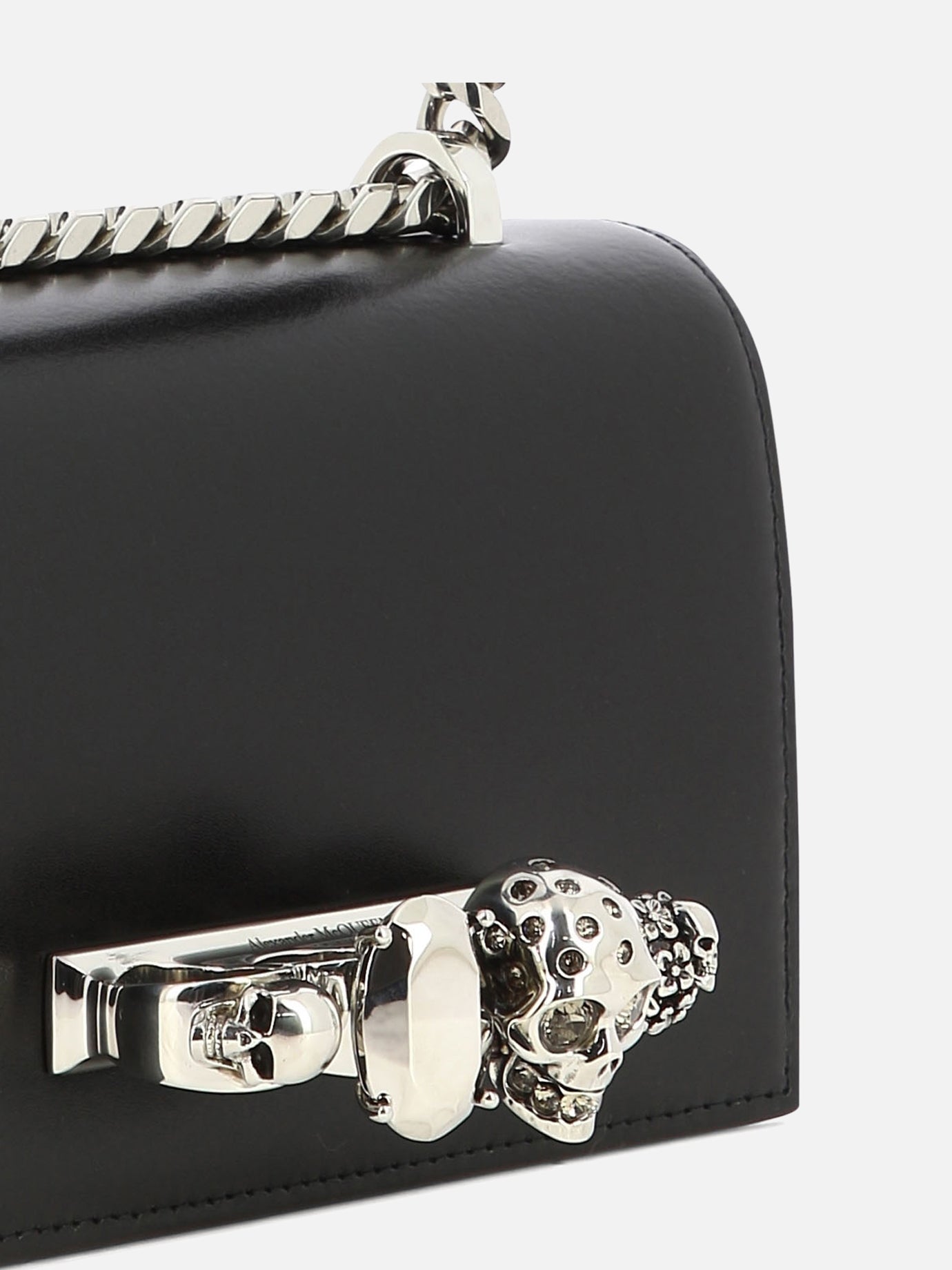 Borsa a tracolla "The Biker Mini Jewelled"