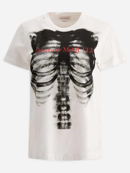 T-shirt with rib cage print