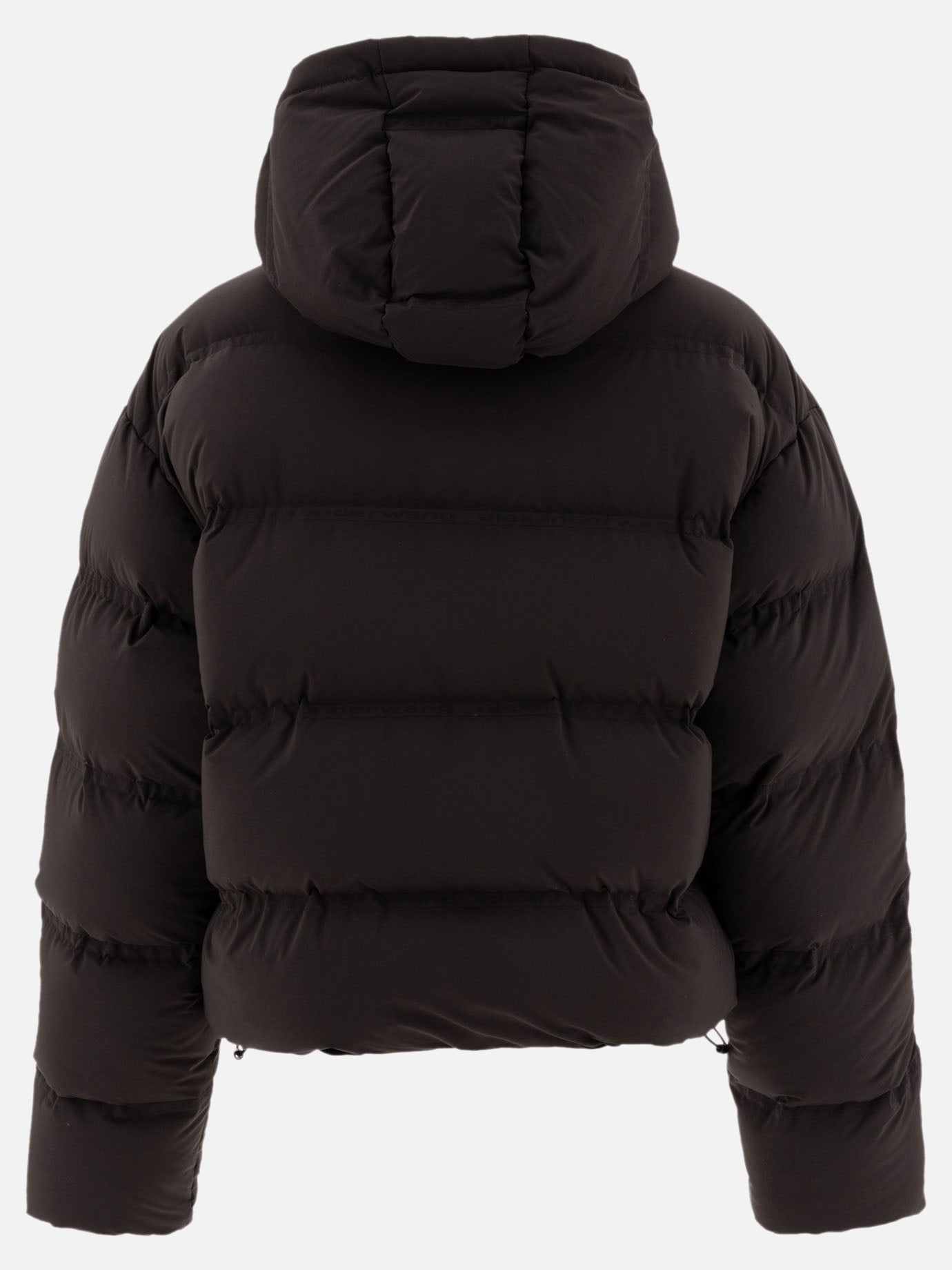 Alexander Wang Down jacket with logo Black