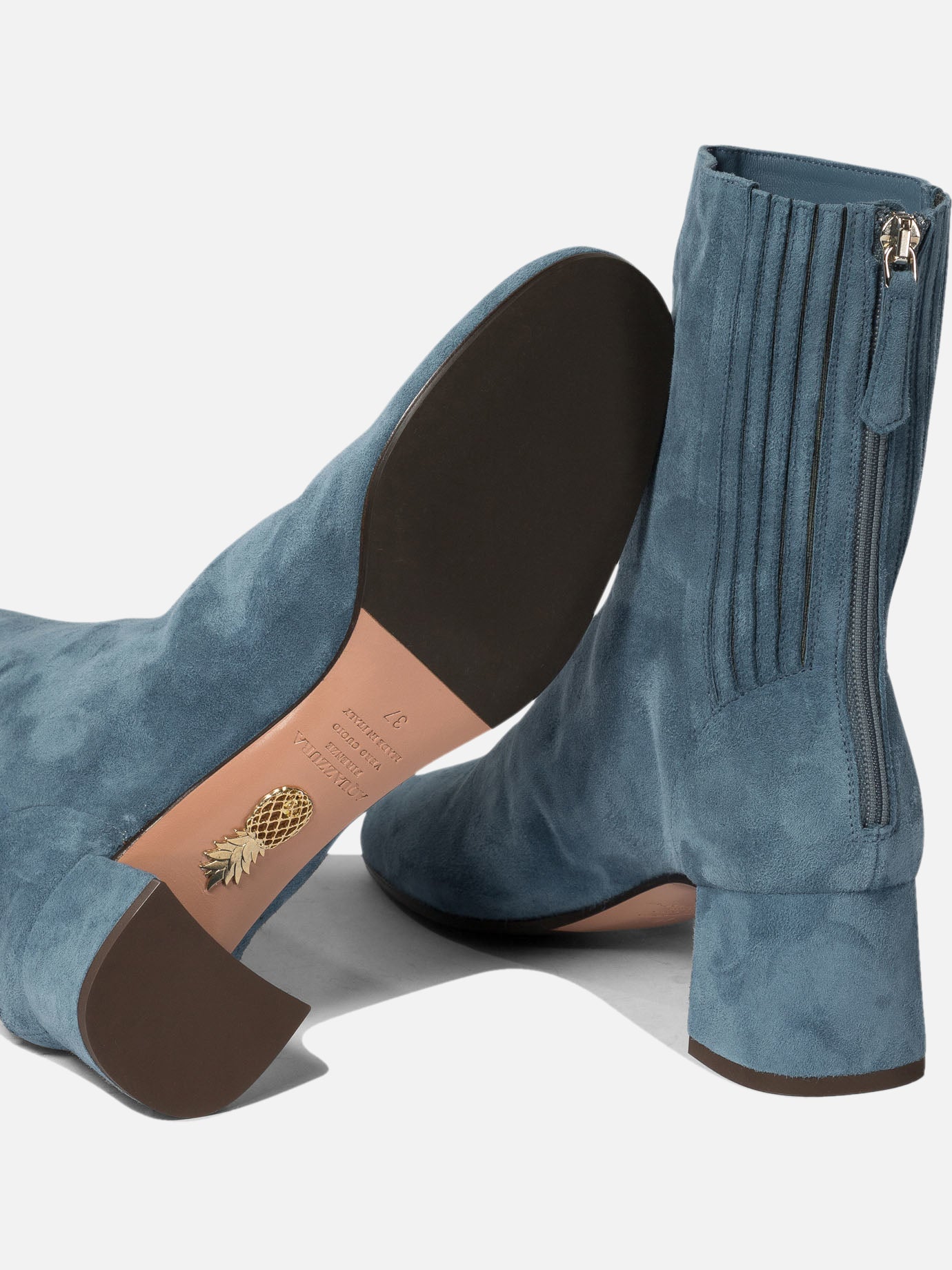 Aquazzura "Saint Honoré" ankle boots Light blue