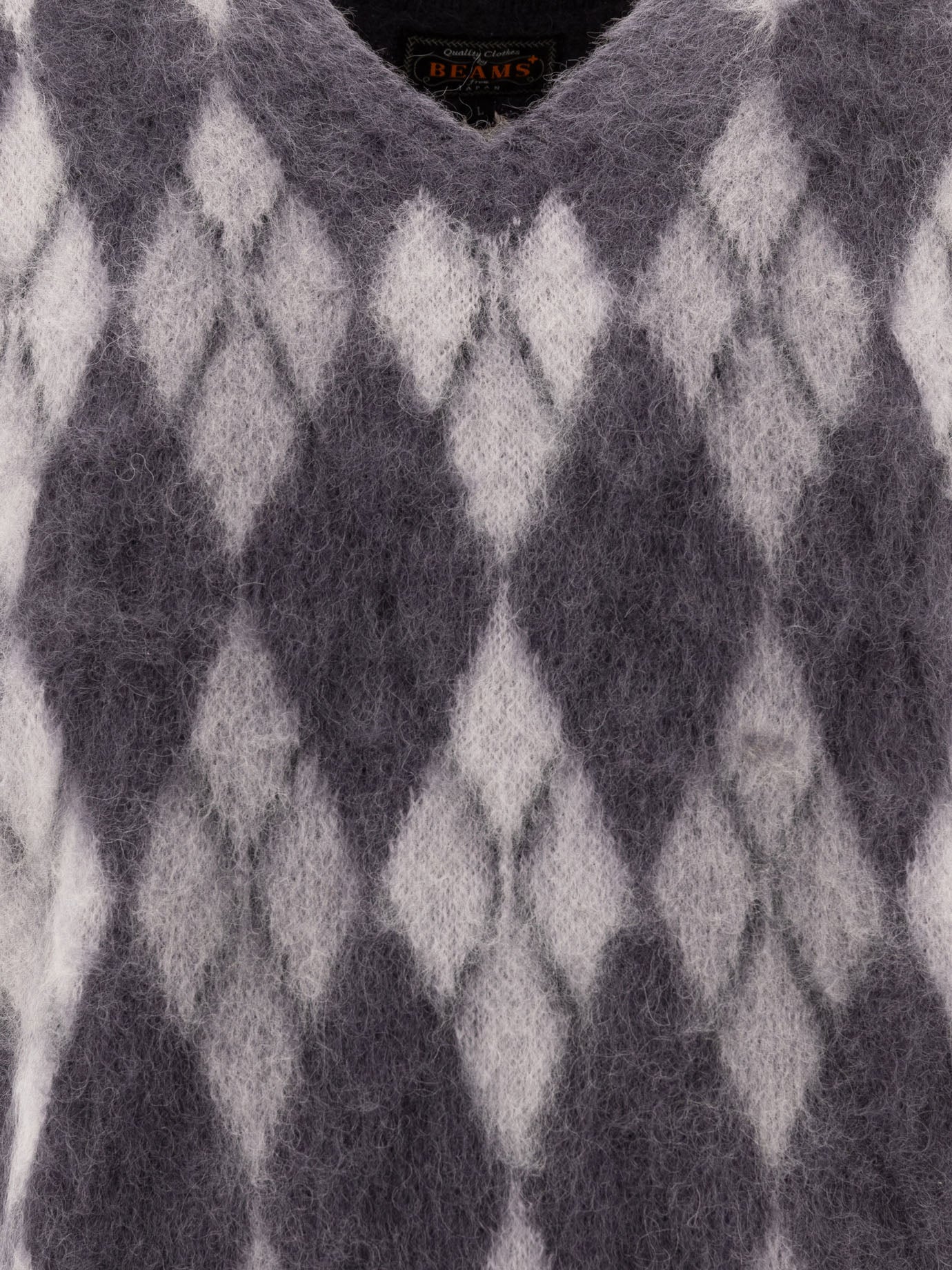 Vests Argyle  Grey - Beams Plus Men | PDP | VIETTI Online Store | Zoom-Modal_3
