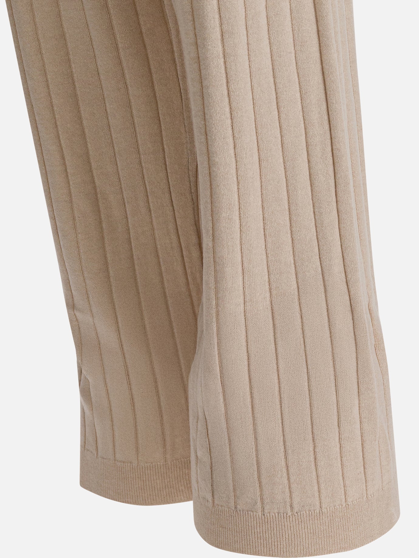 Pantaloni casual Solid colour  Beige - Brunello Cucinelli Donna | PDP | VIETTI Online Store | Zoom-Modal_3
