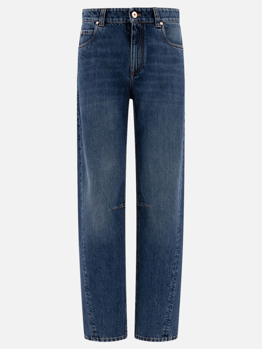 Brunello Cucinelli Loose straight-leg jeans Blue