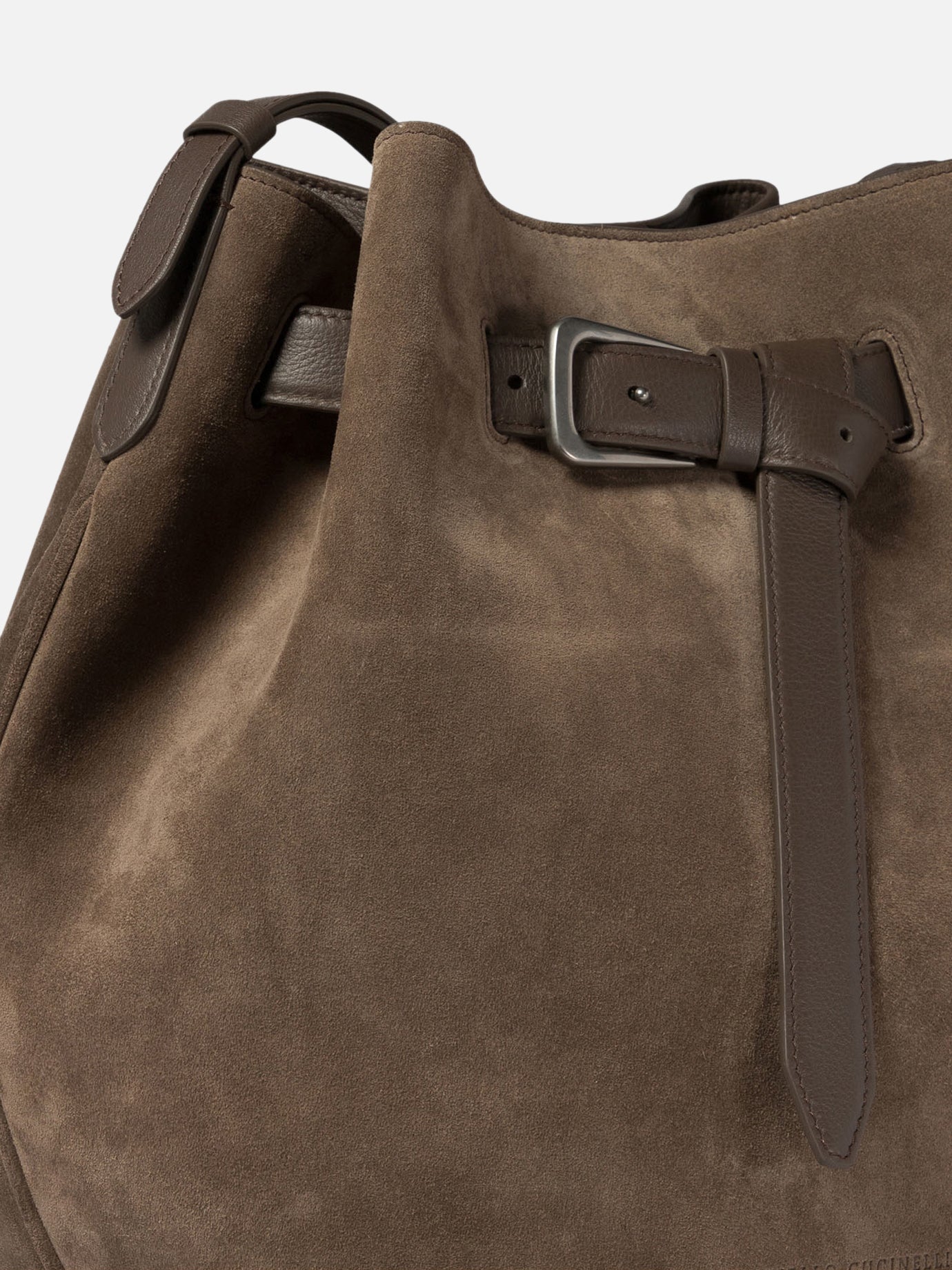 Brunello Cucinelli "Buckle" bucket bag Brown