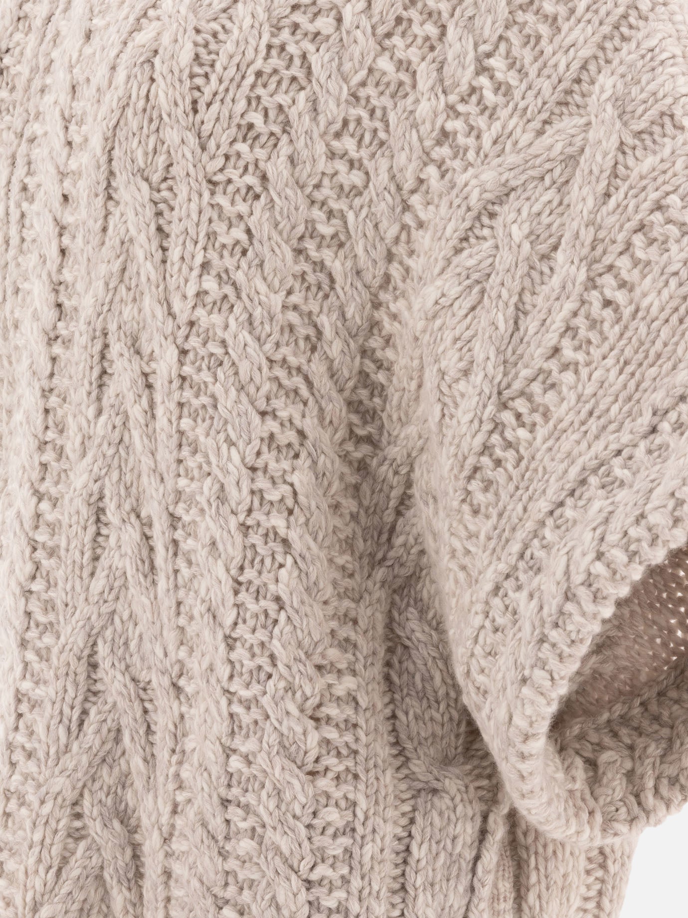 Brunello Cucinelli Cardigan with Monili-details Beige