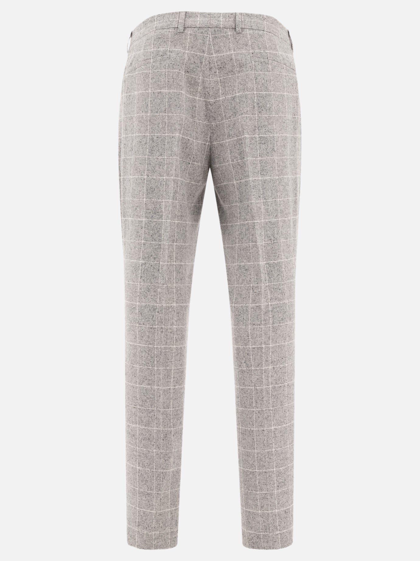 Brunello Cucinelli Prince of Wales tailored trousers Grey