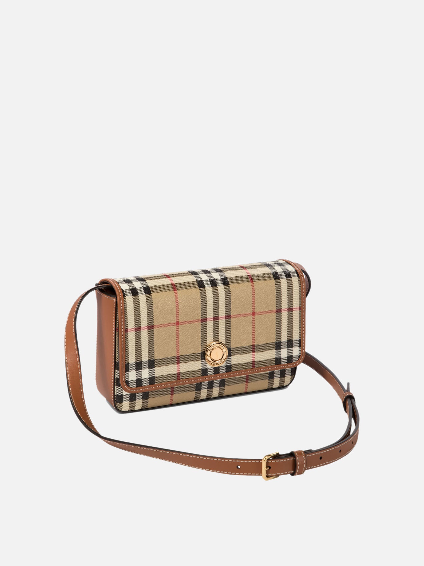 Burberry "Hampshire" crossbody bag Beige