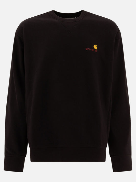 Carhartt WIP "American Script" sweatshirt Black