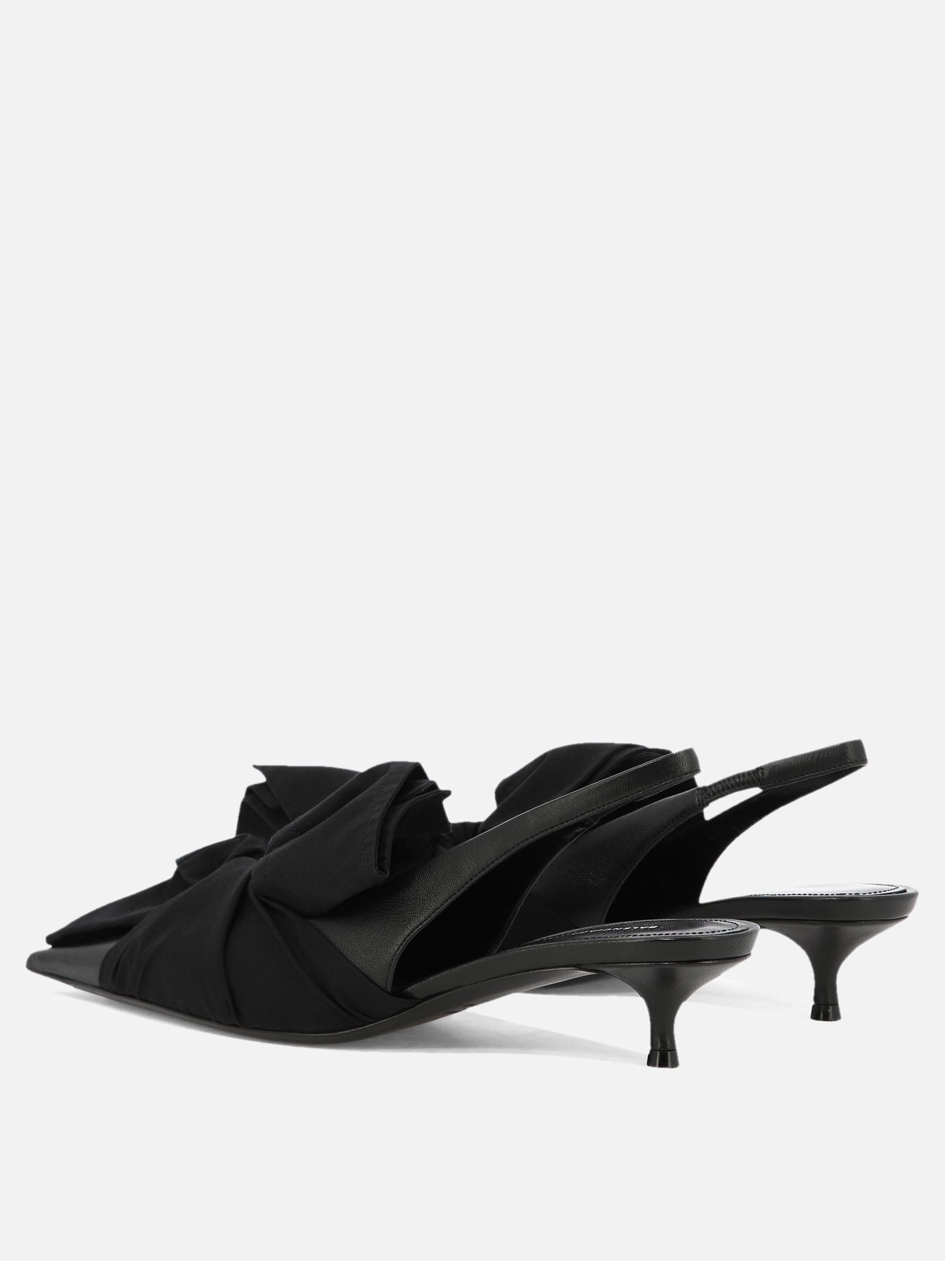 Slingbacks 70% lamb leather 30% cotton - 100% leather  Black - Balenciaga Women | PDP | VIETTI Online Store | Zoom-Modal_4
