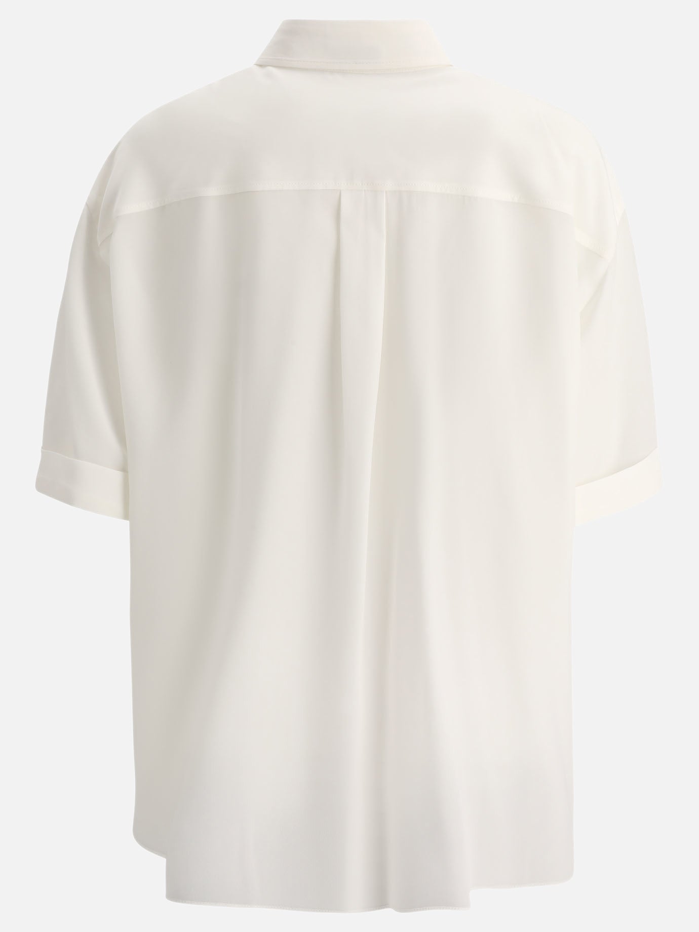 Camicie casual Solid colour  Bianco - Brunello Cucinelli Donna | PDP | VIETTI Online Store | Zoom-Modal_2
