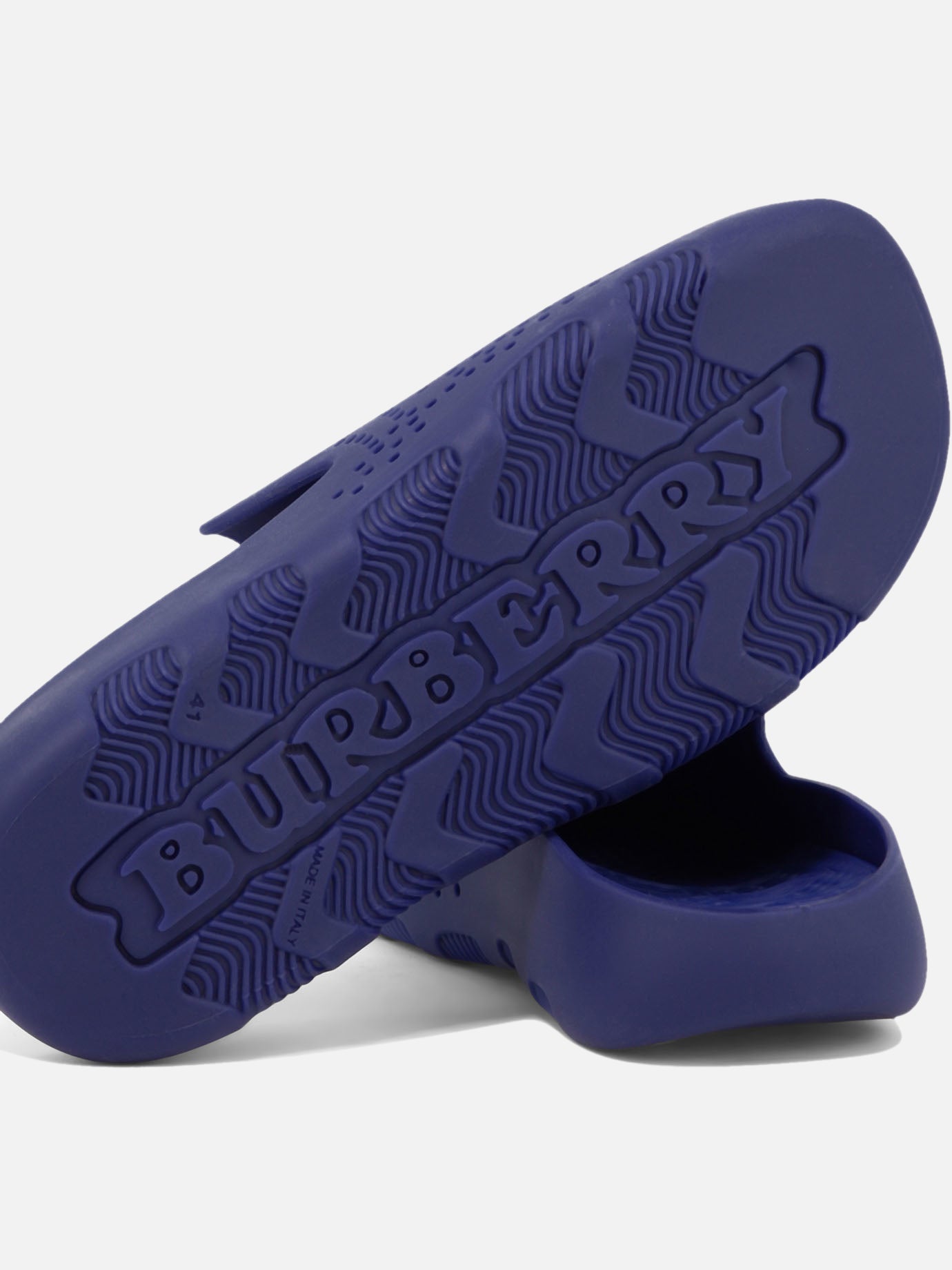 Slipper 100% synthetic rubber - 100% synthetic rubber  Blu - Burberry Uomo | PDP | VIETTI Online Store | thumbnail_5