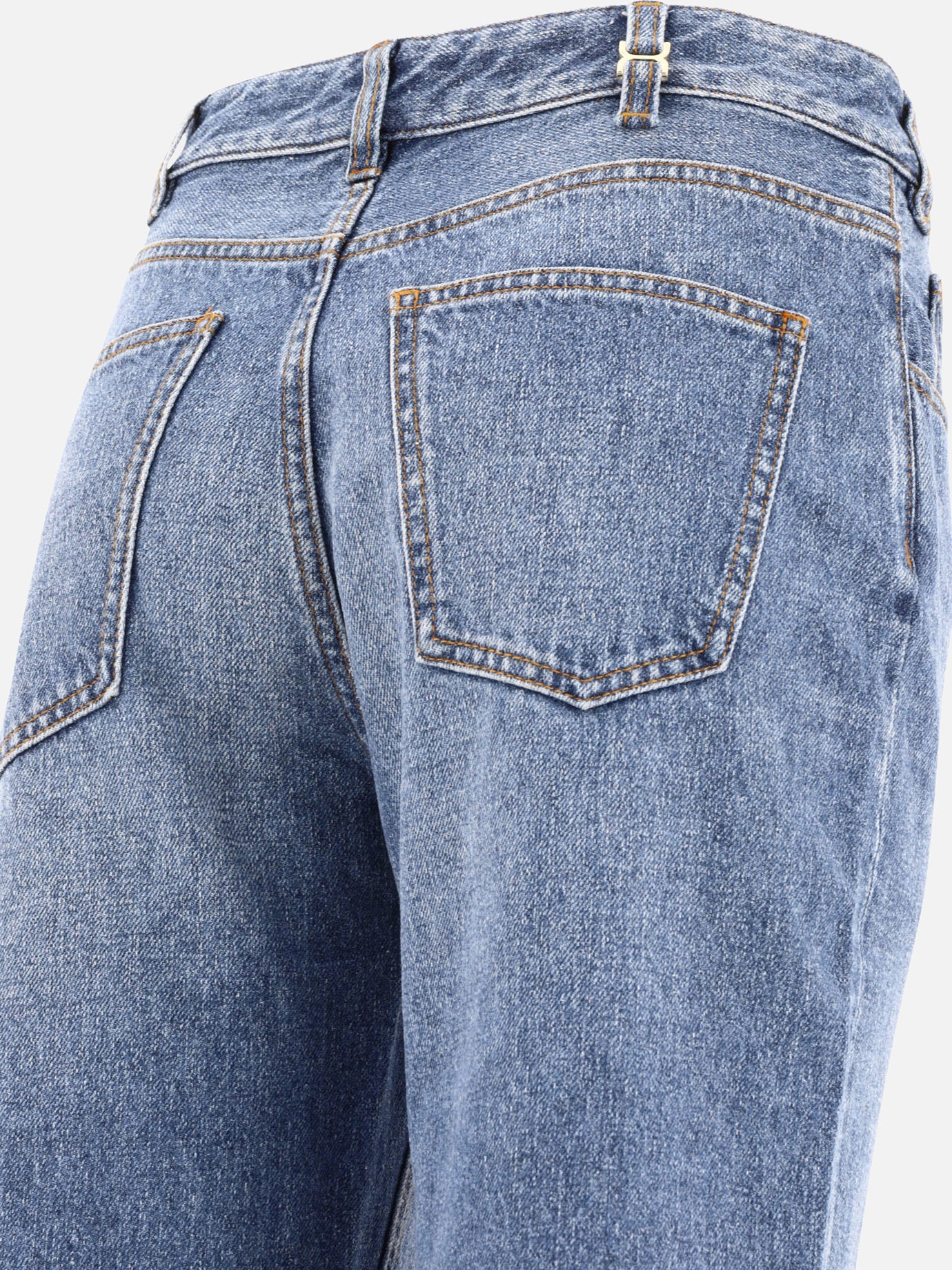 Jeans a gamba dritta Solid colour  Azzurro - Chloé Donna | PDP | VIETTI Online Store | thumbnail_4